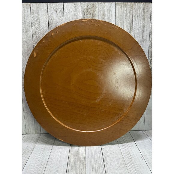Vtg California Pottery Chips N Dip Lazy Susan Light & Dark Green Serving Set USA - Picture 7 of 9
